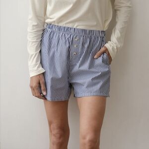 DONNI. The Pop Boxer In Navy Stripe Women's Size S